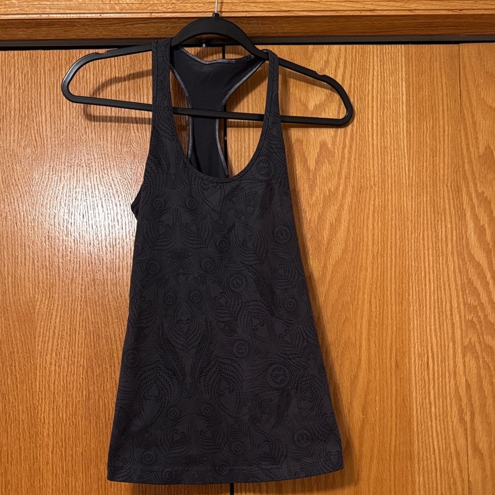 Lululemon Athletica gray/black Women's Tank Top